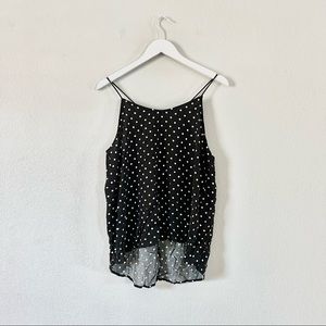 Vintage polka dot tank top
